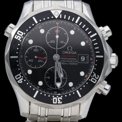 Montre Omega Seamaster Diver 300M - Montre chronographe automatique en acier 58 Facettes MT43636