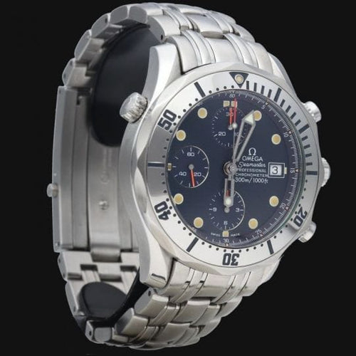 Montre Omega Seamaster Diver 300M - Montre chronographe automatique en acier 58 Facettes MT41834