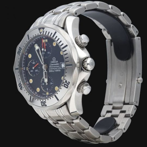 Montre Omega Seamaster Diver 300M - Montre chronographe automatique en acier 58 Facettes MT41834