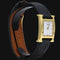 Montre Hermès Heure H - Montre femme quartz en plaqué or 58 Facettes MT43498