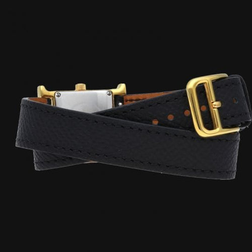 Montre Hermès Heure H - Montre femme quartz en plaqué or 58 Facettes MT43498