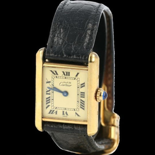 Montre Cartier Must de Cartier - Montre Tank Vermeil à quartz 58 Facettes MT43338