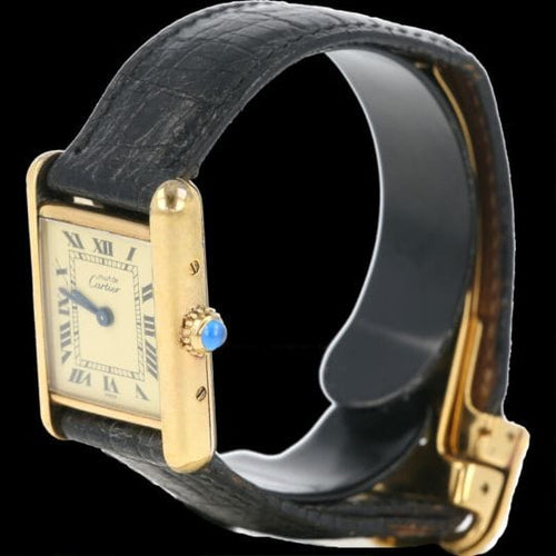 Montre Cartier Must de Cartier - Montre Tank Vermeil à quartz 58 Facettes MT43338