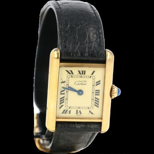 Montre Cartier Must de Cartier - Montre Tank Vermeil à quartz 58 Facettes MT43338