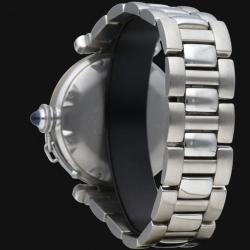 Montre Cartier Pasha - Montre automatique en acier 38 mm 58 Facettes MT44404