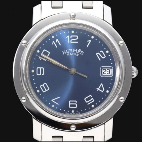 Montre Hermès Clipper - Montre femme à quartz en acier 58 Facettes MT44638