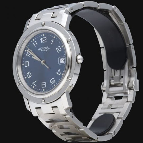 Montre Hermès Clipper - Montre femme à quartz en acier 58 Facettes MT44638