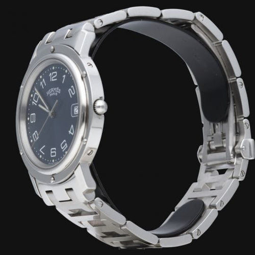 Montre Hermès Clipper - Montre femme à quartz en acier 58 Facettes MT44638