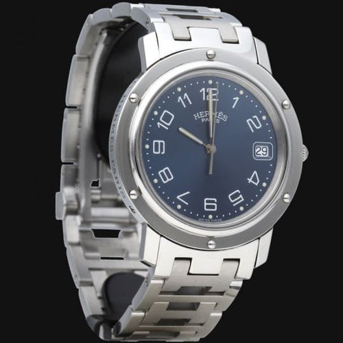 Montre Hermès Clipper - Montre femme à quartz en acier 58 Facettes MT44638