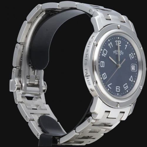 Montre Hermès Clipper - Montre femme à quartz en acier 58 Facettes MT44638