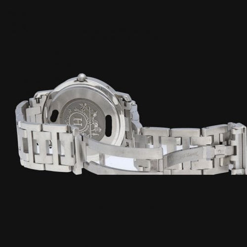 Montre Hermès Clipper - Montre femme à quartz en acier 58 Facettes MT44638