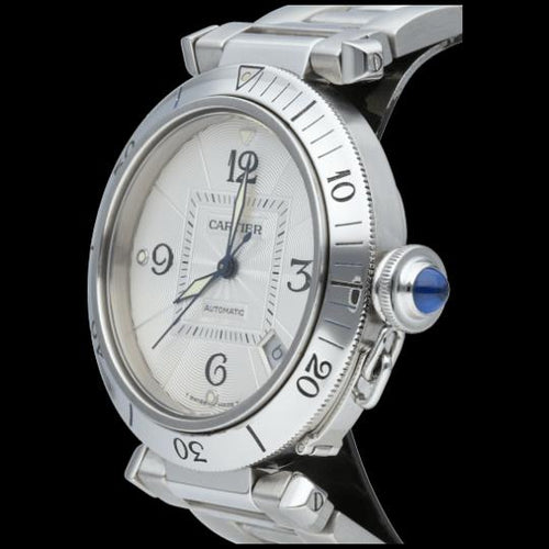 Montre Cartier Pasha - Montre automatique 38 mm en acier 58 Facettes MT44376