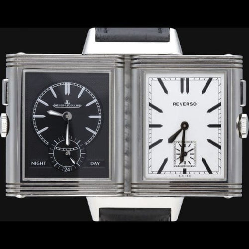Montre Jaeger-LeCoultre Reverso Duoface - Montre automatique en acier 58 Facettes MT44748