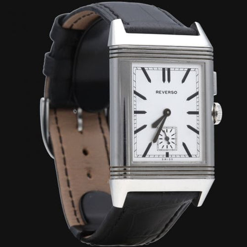 Montre Jaeger-LeCoultre Reverso Duoface - Montre automatique en acier 58 Facettes MT44748