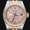 Montre Rolex Lady-Datejust 26 - Montre Oyster Perpetual en or rose et acier 58 Facettes MT42670