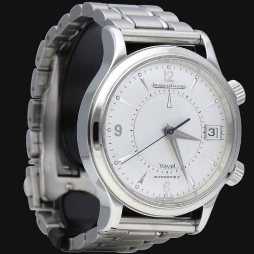 Montre Jaeger-LeCoultre Master Réveil - Montre automatique homme 41 mm en acier 58 Facettes MT44731