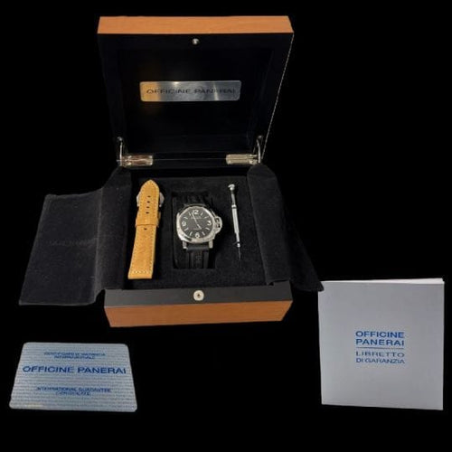 Montre Panerai Luminor Base 8 Days - Montre homme en acier 44 mm 58 Facettes MT44607