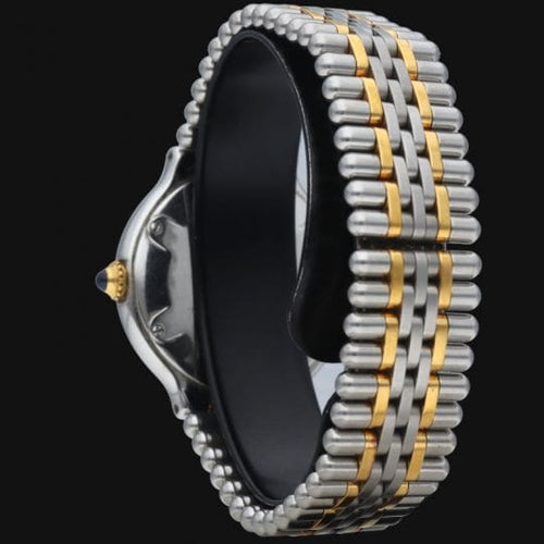 Montre Cartier Must 21 - Montre femme quartz 28 mm or jaune et acier 58 Facettes MT40184