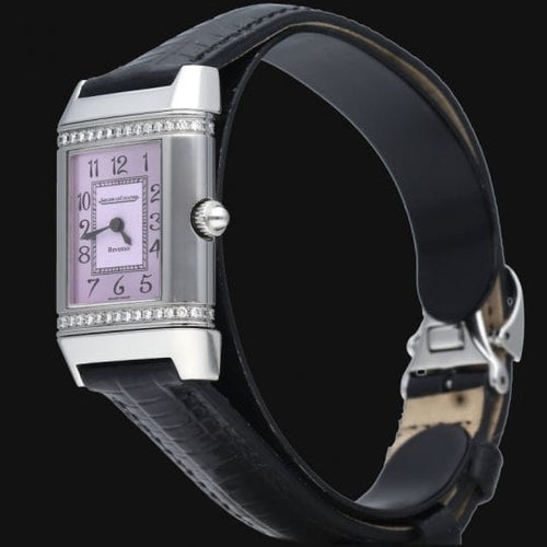 Montre Jaeger-LeCoultre Reverso Classique Lady - Montre femme en acier 58 Facettes MT41405