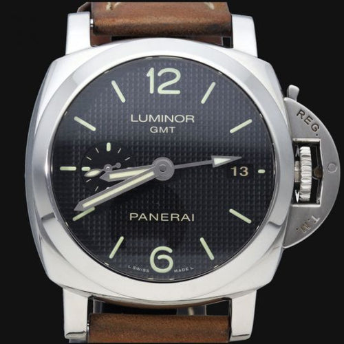 Montre Panerai Luminor 1950 - Montre automatique GMT 3 Days en acier 58 Facettes MT41974