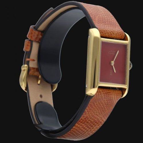 Montre Cartier Tank - Montre vermeil à mouvement manuel 58 Facettes MT42243