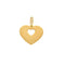 Pendentif POIRAY - Pendentif coeur en or jaune 58 Facettes 250133
