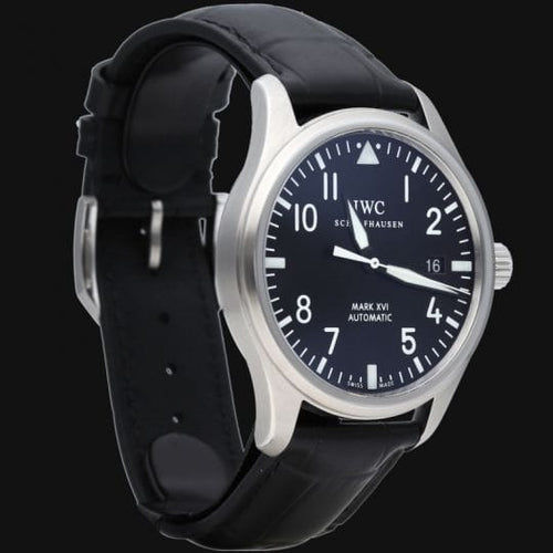 Montre IWC Pilot Mark XVI - Montre homme automatique en acier 58 Facettes MT43606
