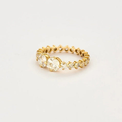 Bague 51 Bague toi et moi, or jaune et diamants 58 Facettes 250015
