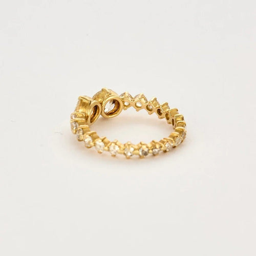 Bague 51 Bague toi et moi, or jaune et diamants 58 Facettes 250015