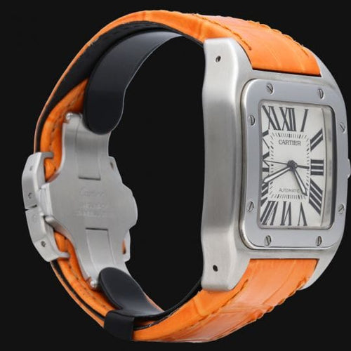 Montre Cartier Santos 100 XL - Montre automatique homme en acier 58 Facettes MT44382