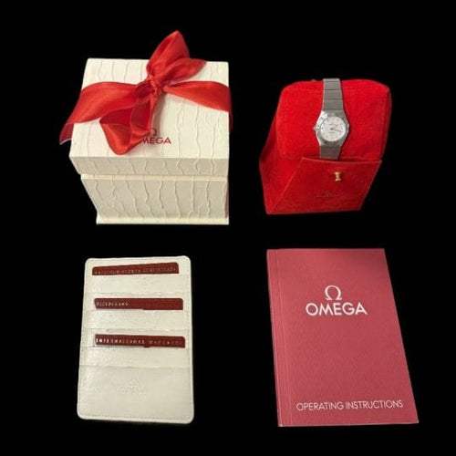 Montre Omega Constellation - Montre femme quartz 24 mm en acier 58 Facettes MT41331