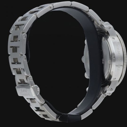 Montre Hermès Clipper - Montre chronographe à quartz en acier 58 Facettes MT40221