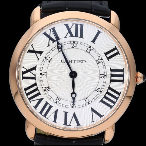 Montre Cartier Ronde Louis Cartier - Montre homme en or rose 58 Facettes MT39454