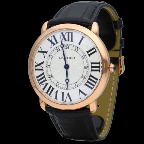 Montre Cartier Ronde Louis Cartier - Montre homme en or rose 58 Facettes MT39454