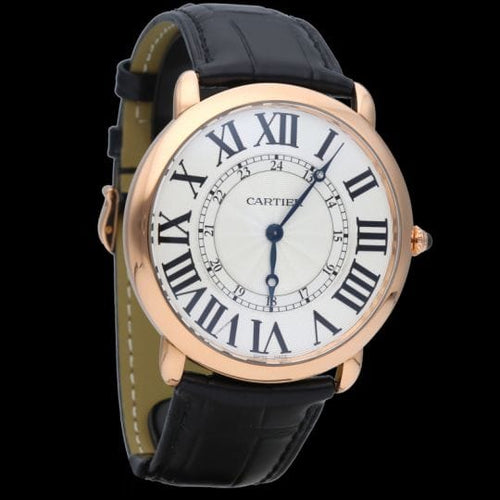 Montre Cartier Ronde Louis Cartier - Montre homme en or rose 58 Facettes MT39454