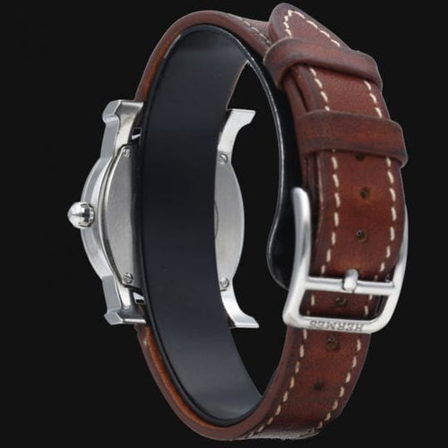 Montre Hermès Heure H Ronde - Montre femme en acier 58 Facettes MT40418