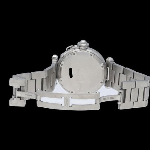 Montre Cartier Pasha - Montre automatique en acier 35 mm 58 Facettes MT39846