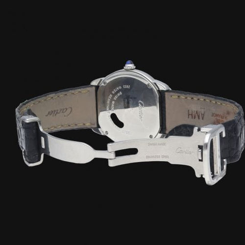 Montre Cartier Ronde Solo - Montre femme quartz 29 mm en acier 58 Facettes MT40105