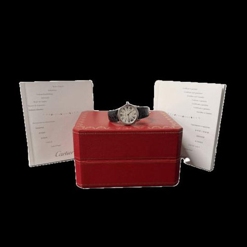 Montre Cartier Ronde Solo - Montre femme quartz 29 mm en acier 58 Facettes MT40105