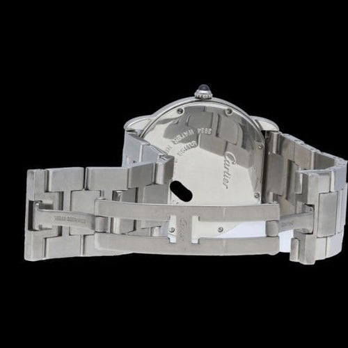 Montre Cartier Ronde Solo - Montre ronde homme en acier 58 Facettes MT40298