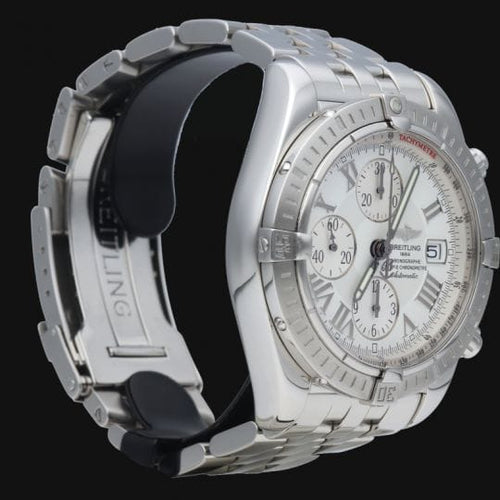 Montre Breitling Chronomat Evolution - Montre chronographe automatique acier 44 mm 58 Facettes MT39945
