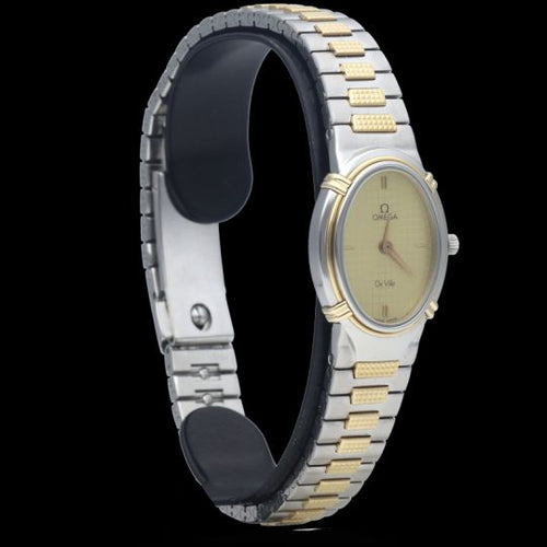 Montre Omega De Ville - Montre femme quartz en or jaune et acier 58 Facettes MT39687