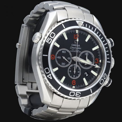 Montre Omega Seamaster Planet Ocean - Montre chronographe automatique en acier 58 Facettes MT40472