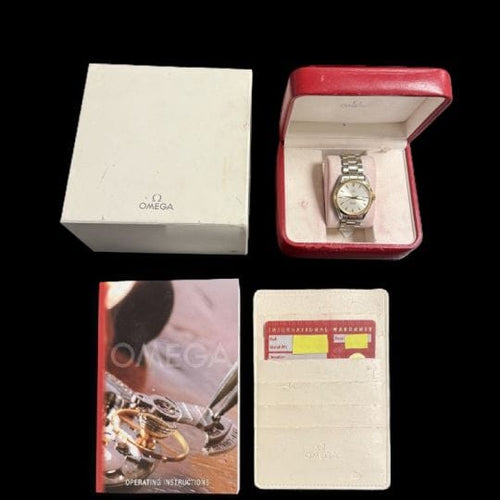 Montre Omega Seamaster Aqua Terra - Montre homme quartz or jaune et acier 58 Facettes MT40511