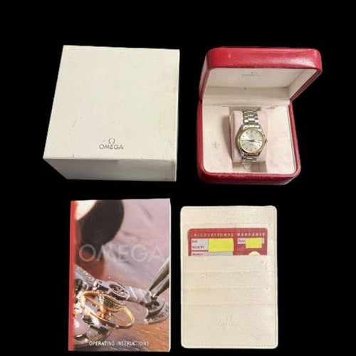 Montre Omega Seamaster Aqua Terra - Montre homme quartz or jaune et acier 58 Facettes MT40511