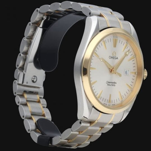 Montre Omega Seamaster Aqua Terra - Montre homme quartz or jaune et acier 58 Facettes MT40511