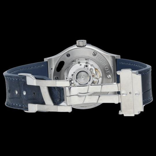 Montre Hublot Classic Fusion - Montre homme 42 mm titane cadran bleu 58 Facettes MT40735