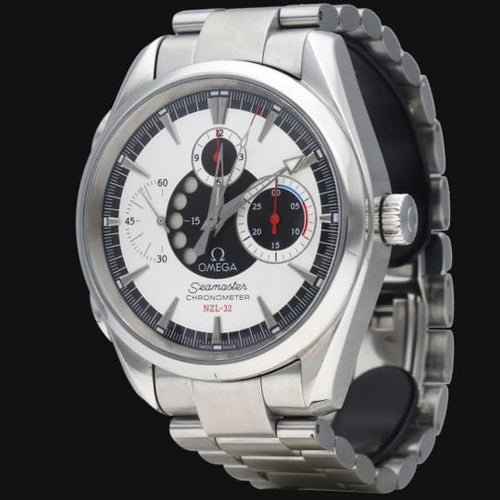 Montre Omega Seamaster Aqua Terra NZL-32 Regata - Montre automatique homme 42 mm acier 58 Facettes MT40654