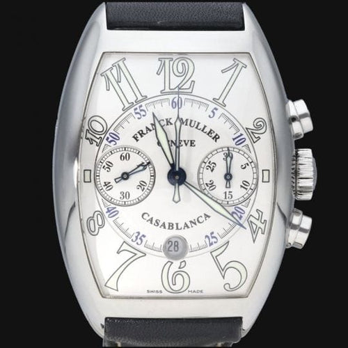 Montre Franck Muller Casablanca - Montre chronographe automatique homme en acier 58 Facettes MT41264