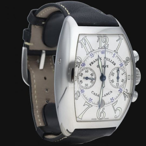 Montre Franck Muller Casablanca - Montre chronographe automatique homme en acier 58 Facettes MT41264